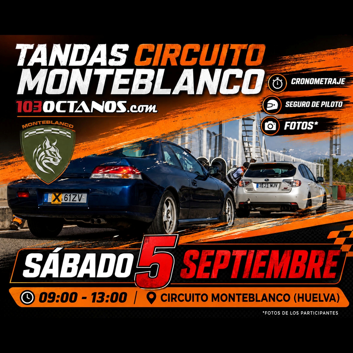 Trackday Circuito Monteblanco 5 Septiembre 2026