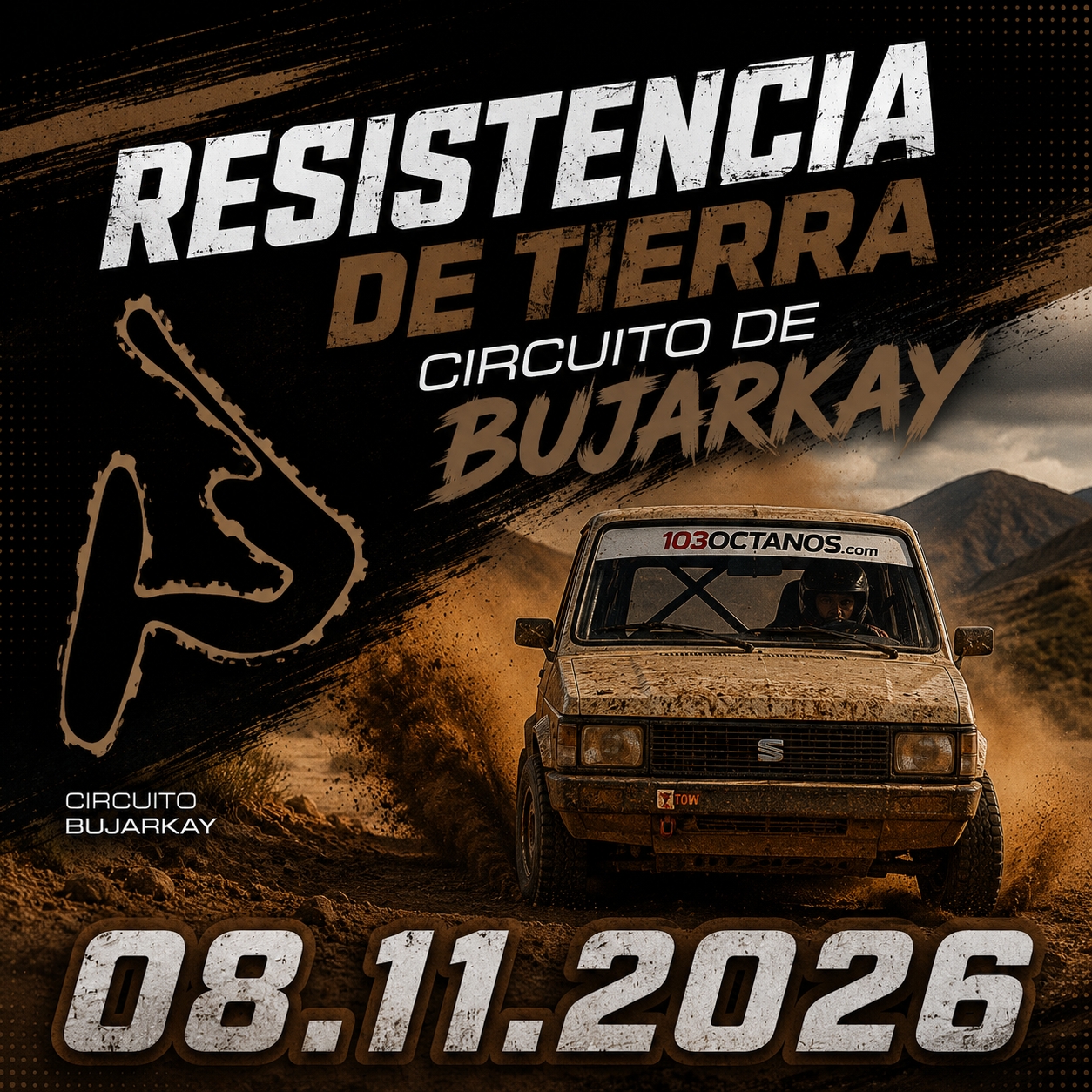 RESISTENCIA TIERRA - CIRCUITO BUJARKAY 08.11.2026